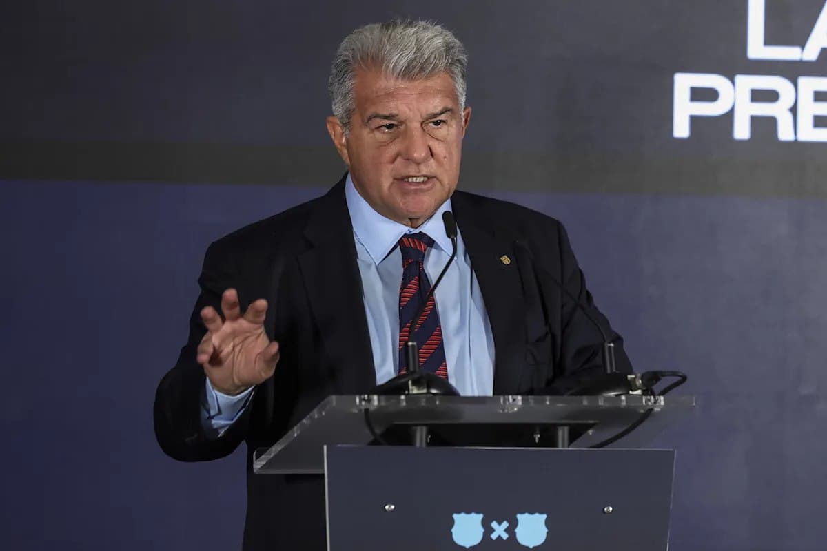 Joan Laporta preaches Barcelona stability at presidential rally