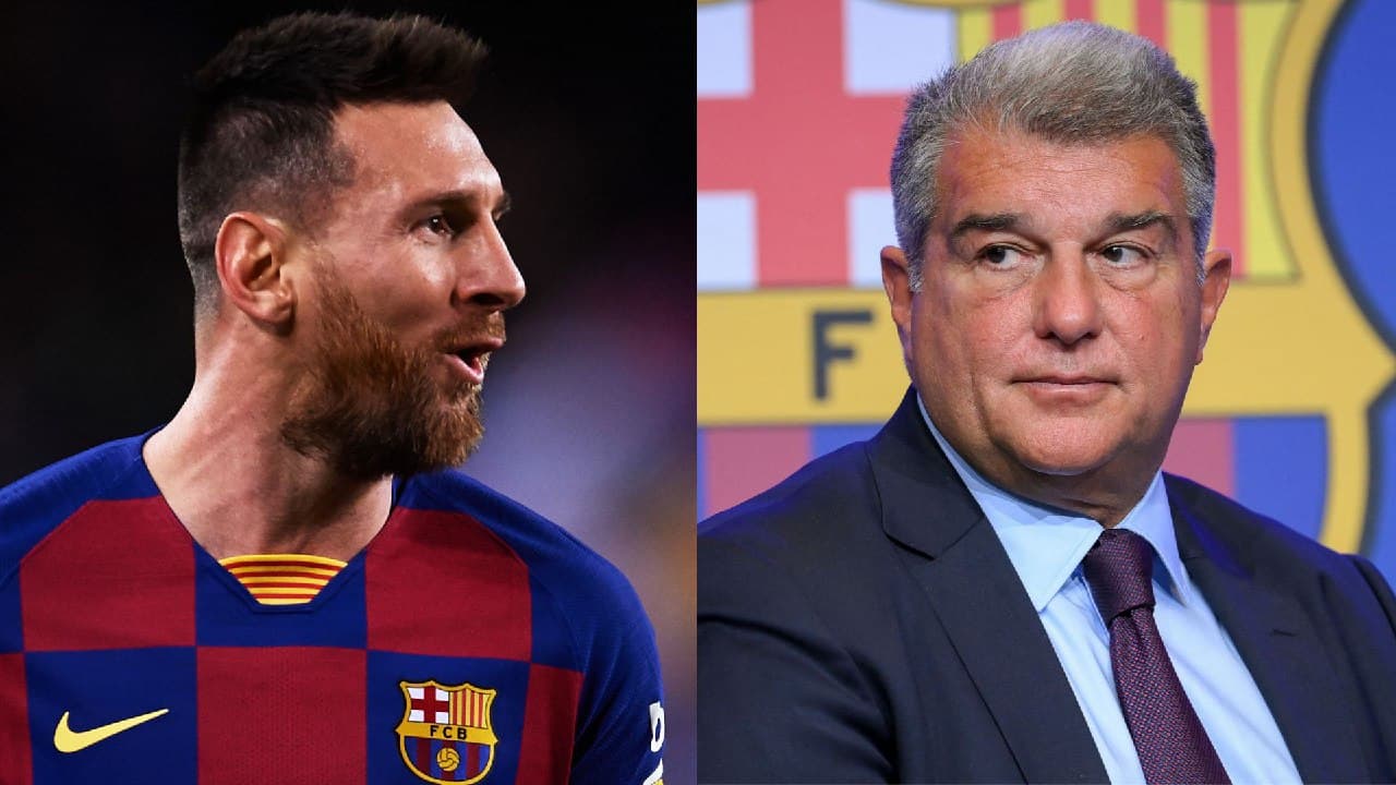 Joan Laporta claims Lionel Messi refused to greet him at 2023 Ballon d'Or ceremony as he opens up on 'strained' relationship with Barcelona legend