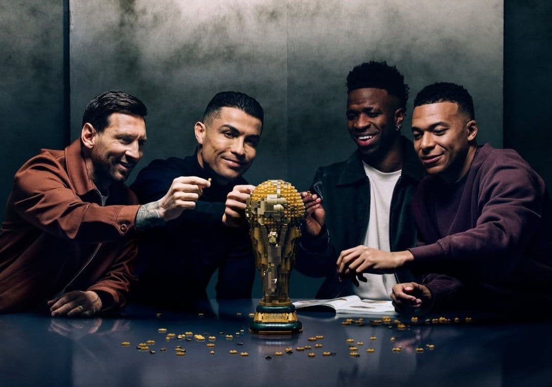LEGO's World Cup ad puts Vinicius Jr. and Mbappé in the class of Leo Messi and Cristiano Ronaldo