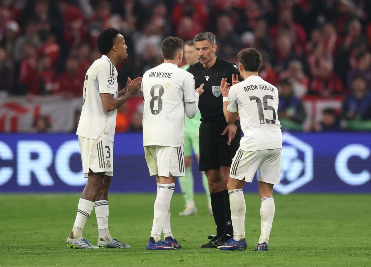 Real Madrid players slam referee after controversial red card during Bayern Munich defeat – “It’s your f****** fault”