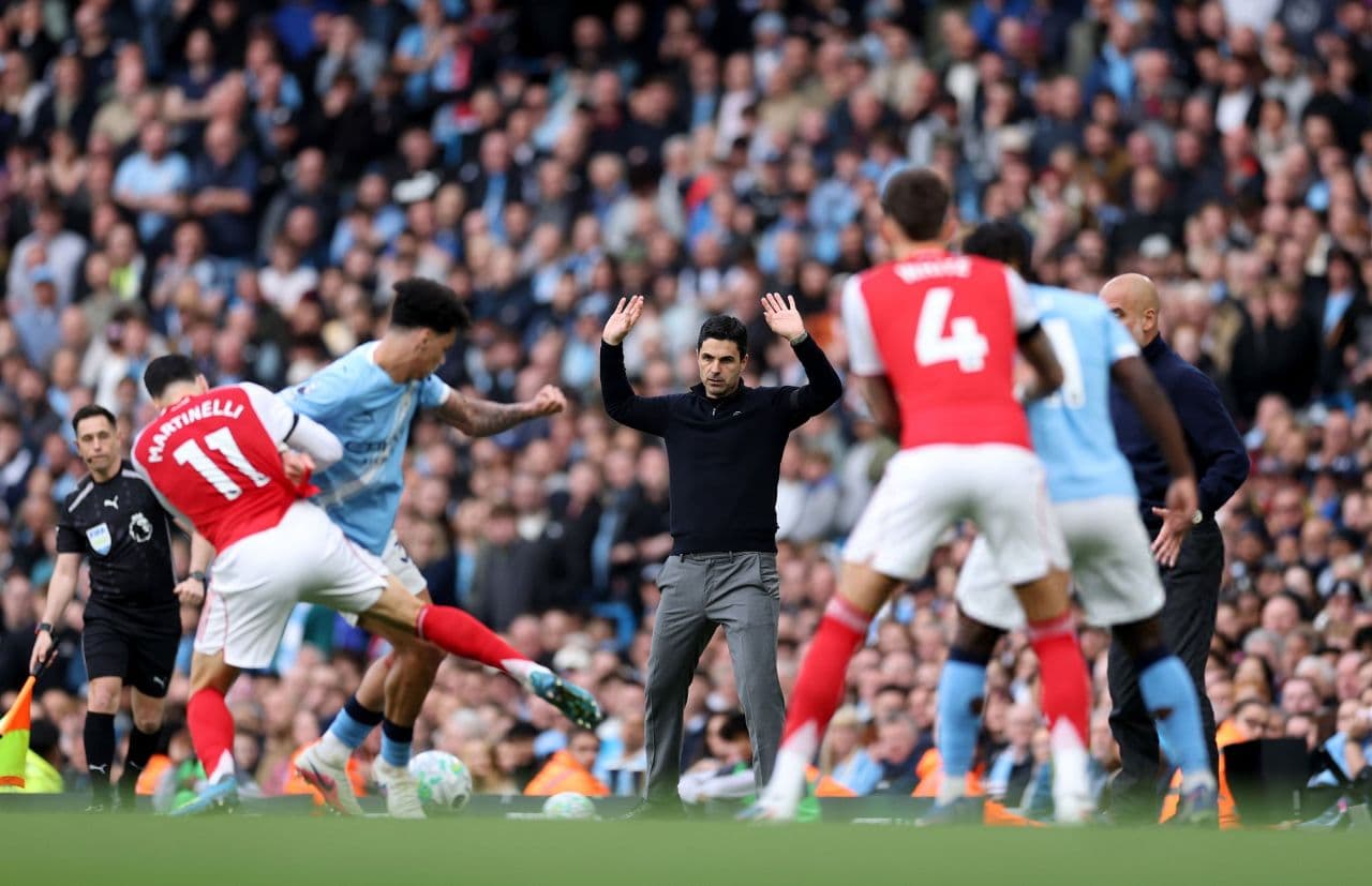 Arteta rues missed Arsenal chances in loss at Man City