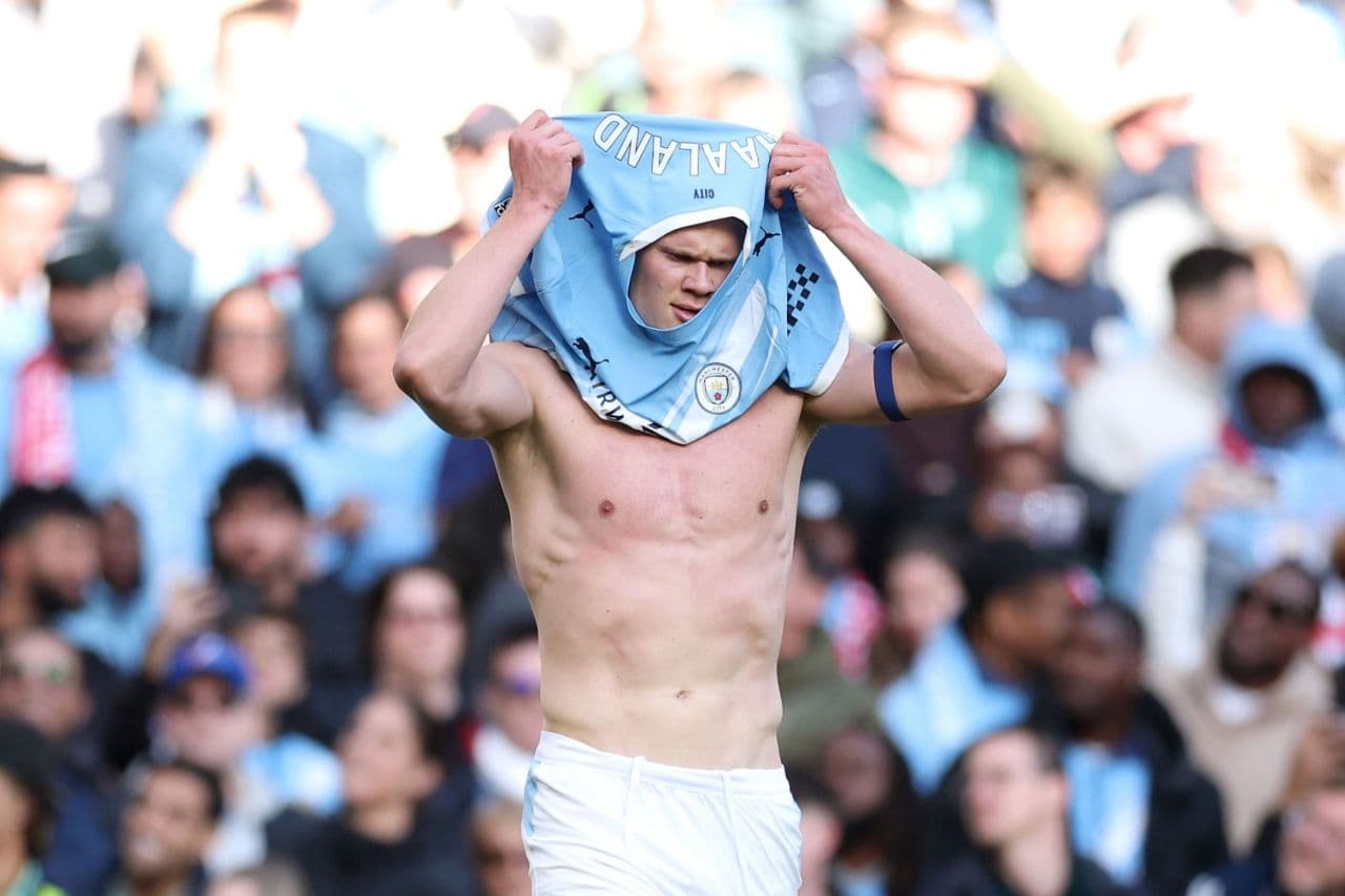 Erling Haaland reveals why girlfriend Isabel Haugseng Johansen is 'not happy' with Man City striker