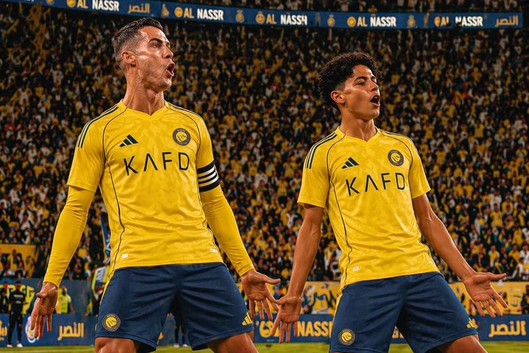 Cristiano Ronaldo & his son could make history at Al-Nassr