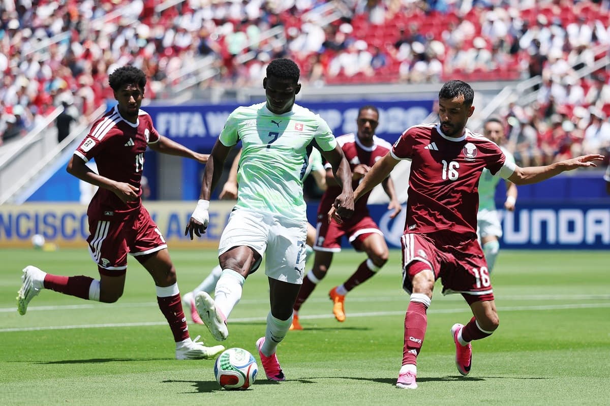 Qatar snatch late draw against Switzerland in Group B