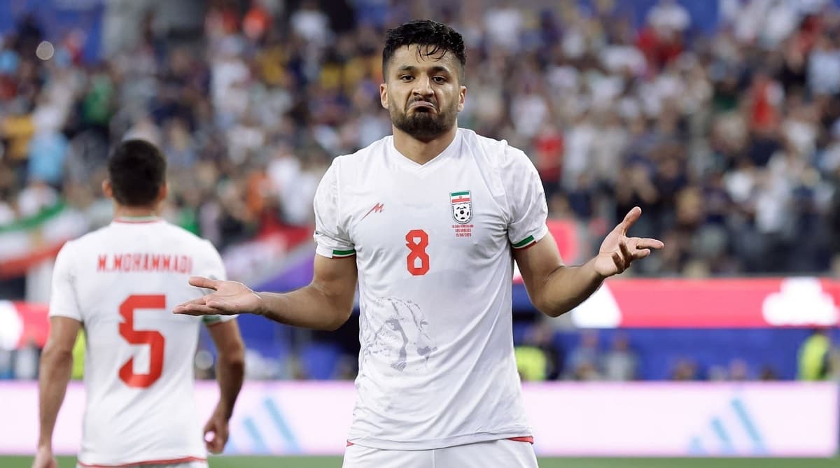 Iran's Mohammad Mohebi faces criticism over alleged gun celebration at World Cup