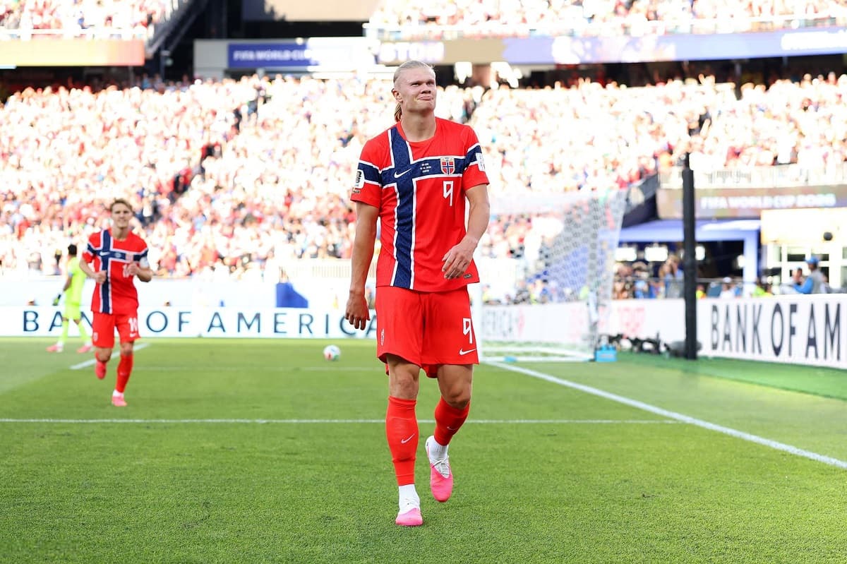 Haaland double powers Norway past Iraq