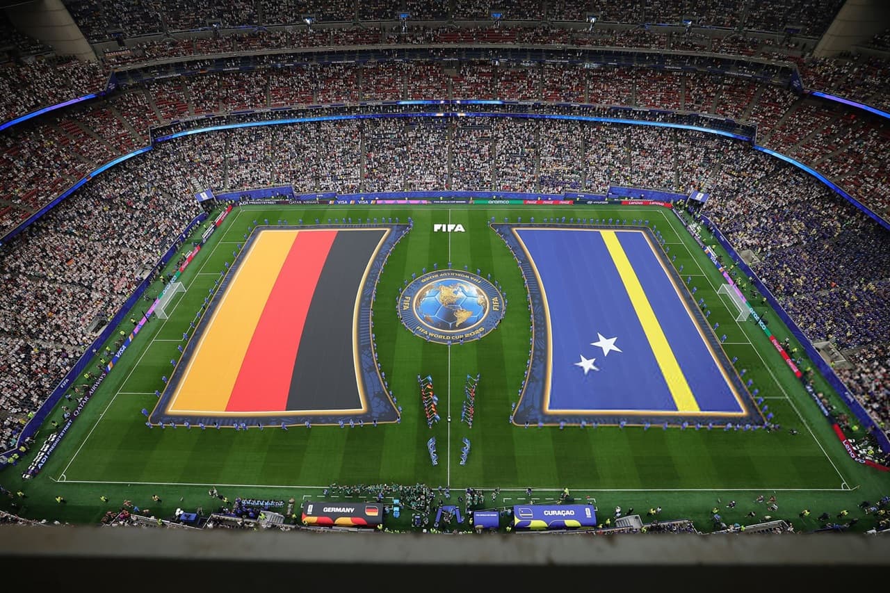 Germany and Curacao players share emotional post-match prayer after World Cup clash