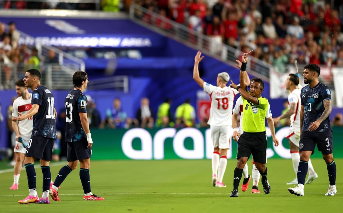 First-ever red card under FIFA’s new “covered mouth” rule