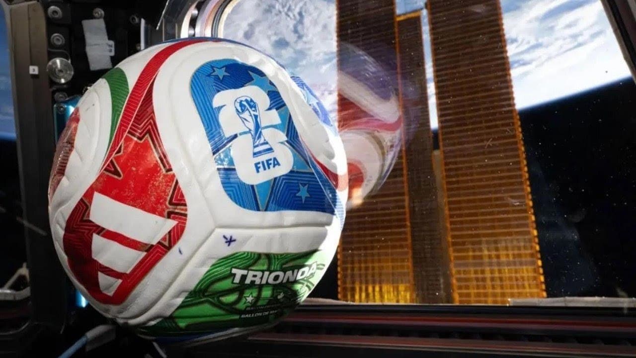 FIFA World Cup 2026 match ball TRIONDA reaches the International Space Station