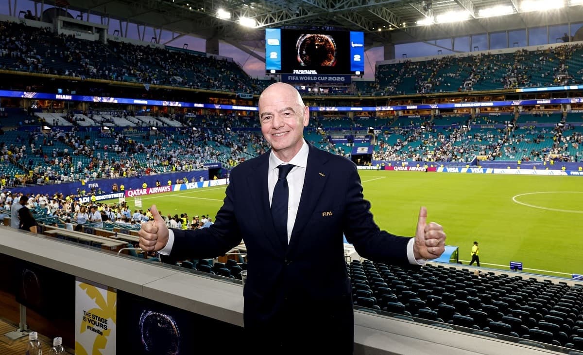 Infantino rejects claims World Cup hydration breaks are driven by advertising revenue