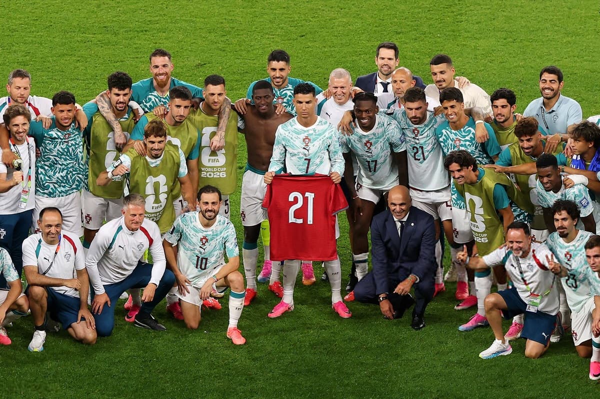 Cristiano Ronaldo leads Portugal’s emotional tribute to Diogo Jota after World Cup win
