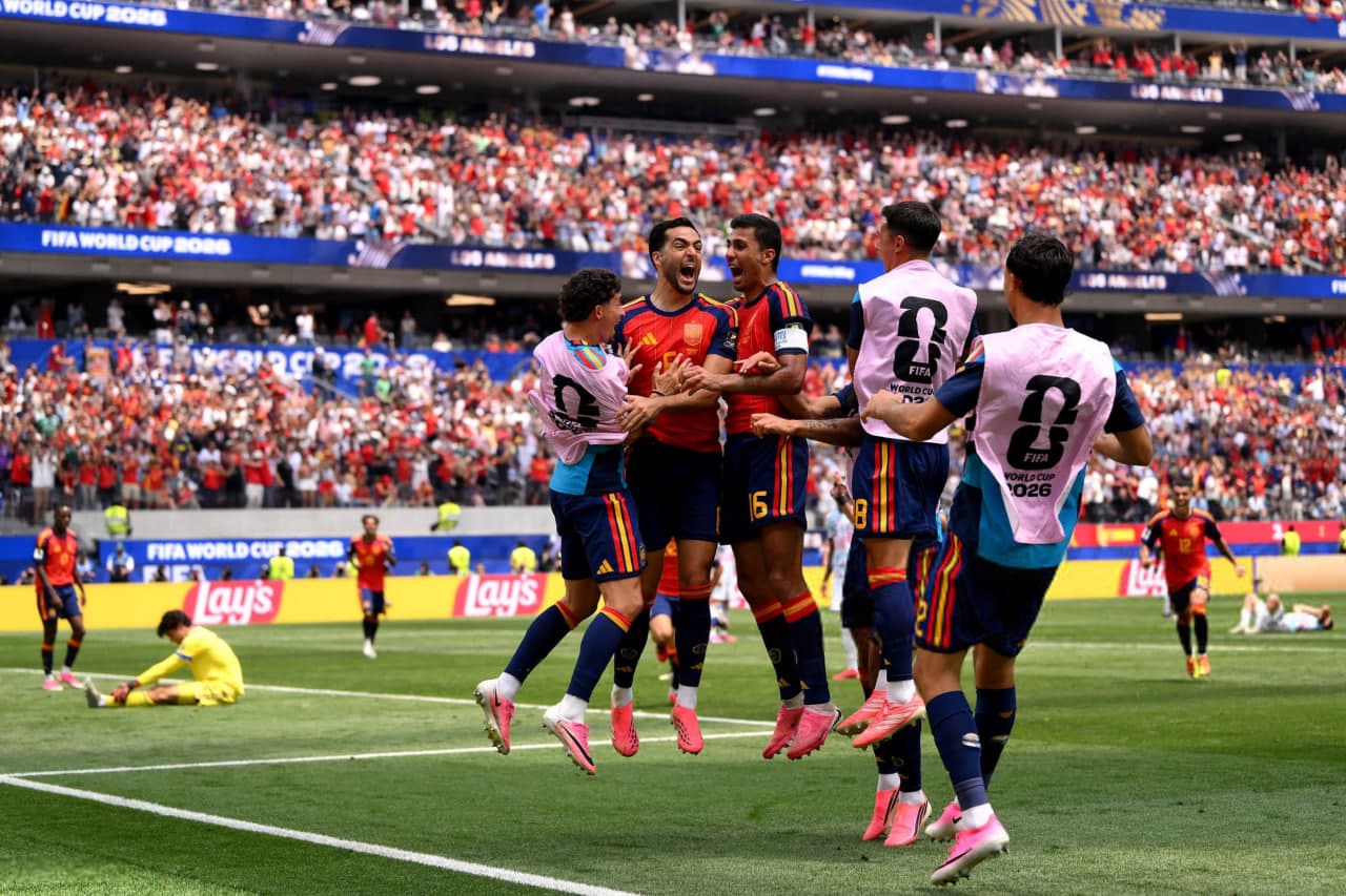 Super-sub Merino sends Spain into World Cup semi-finals with late winner against Belgium