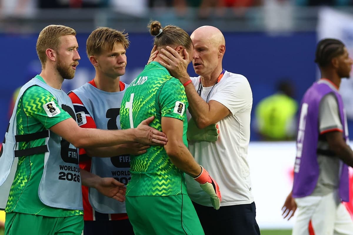 Norway coach Solbakken proud despite World Cup exit to England