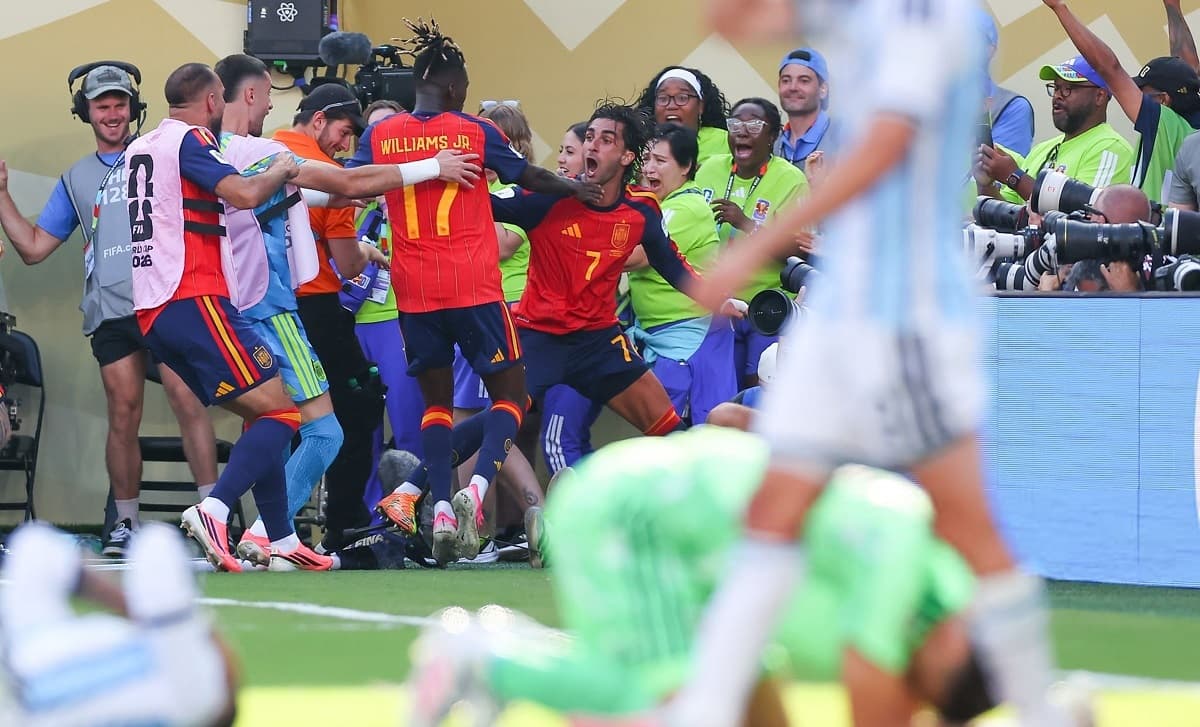 Spain set unbeaten record in World Cup final victory over Argentina