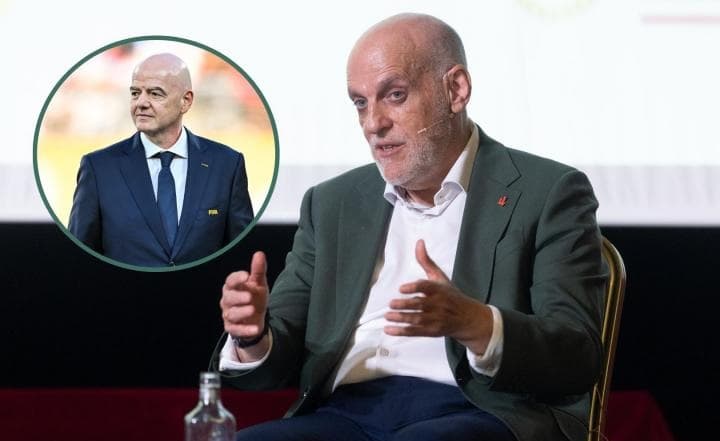 Tebas calls for Infantino to resign over FIFA expansion plans