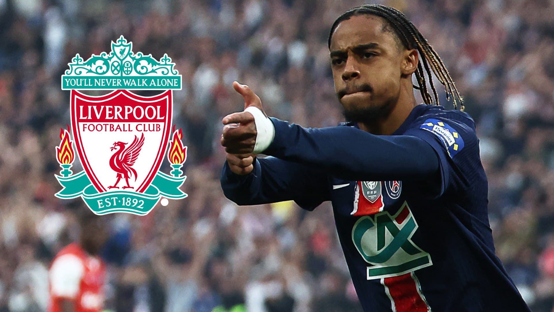 Barcola agrees in principle to join Liverpool