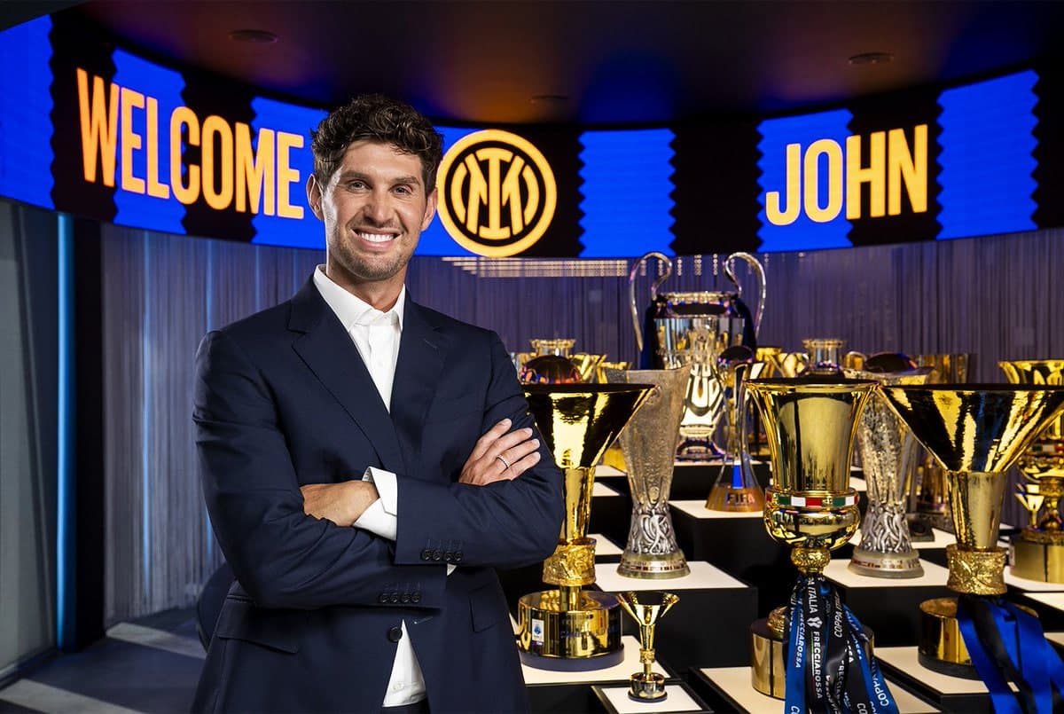 John Stones joins Inter on a two-year deal