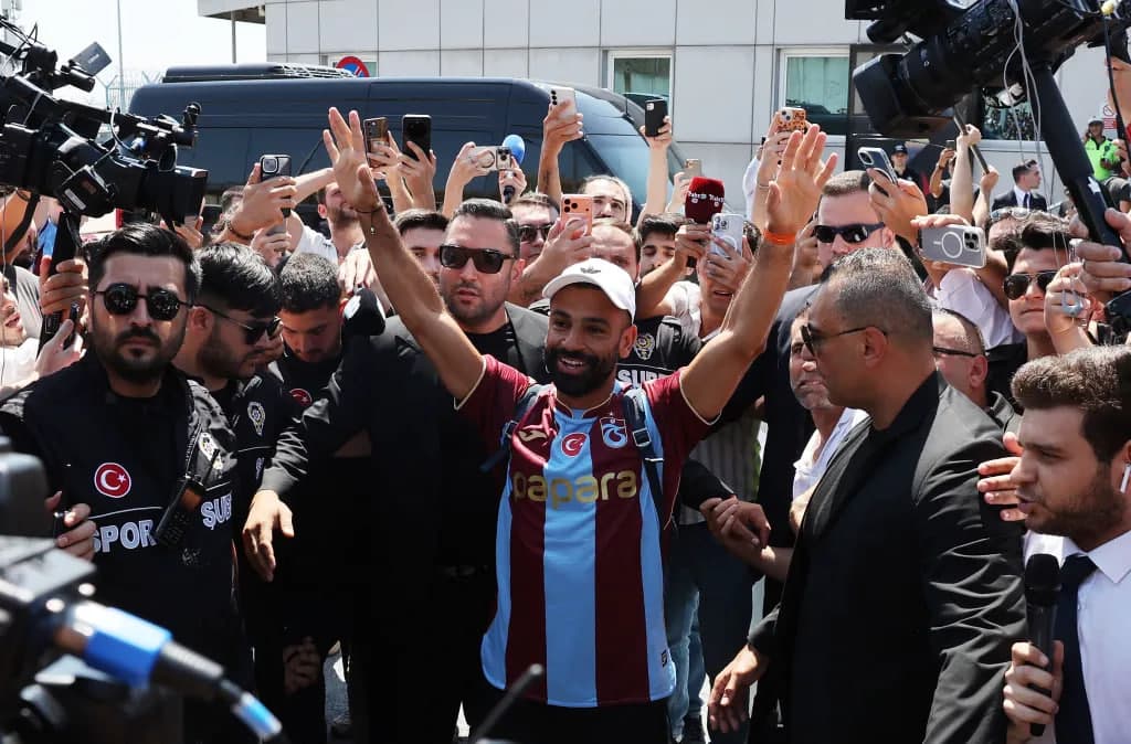 Mo Salah receives hero’s welcome after signing mega-money Trabzonspor deal