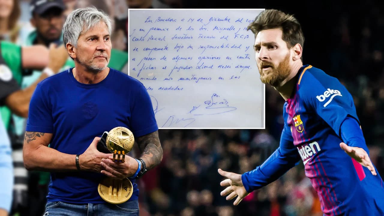 Jorge Messi, the father, the napkin and the making of Lionel Messi