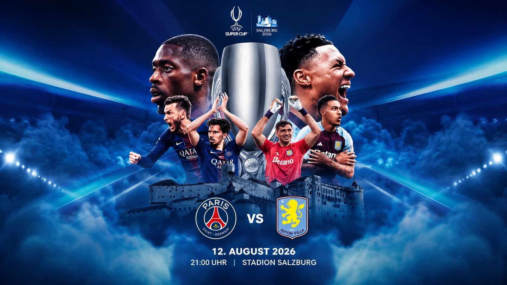 PSG vs Aston Villa: Prediction, H2H, Stats & Lineups