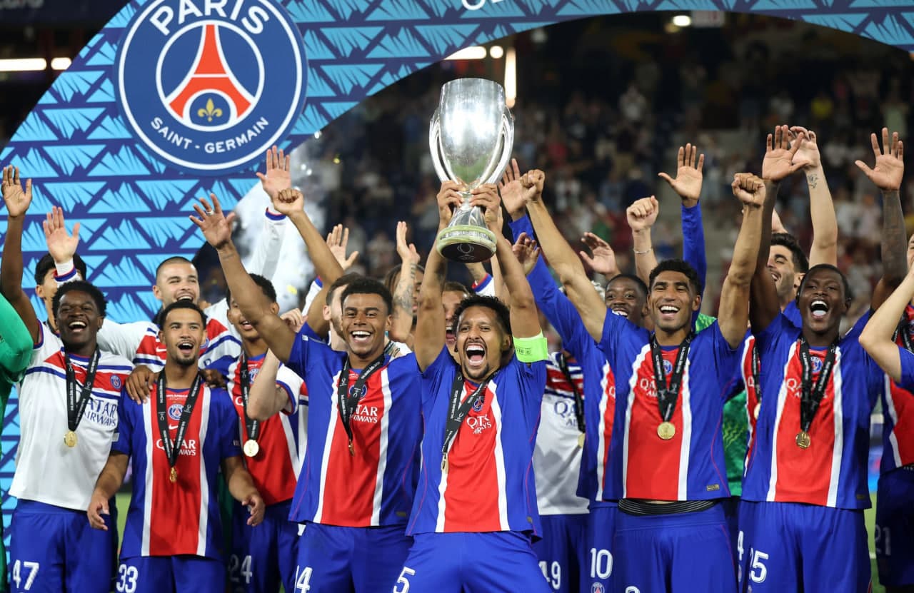 Back-to-back European glory: PSG lift the Super Cup again