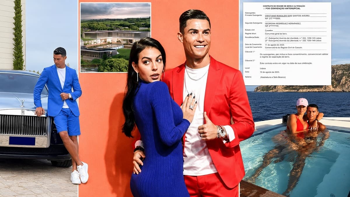 Cristiano Ronaldo and Georgina Rodriguez’s pre-nup before secret wedding revealed