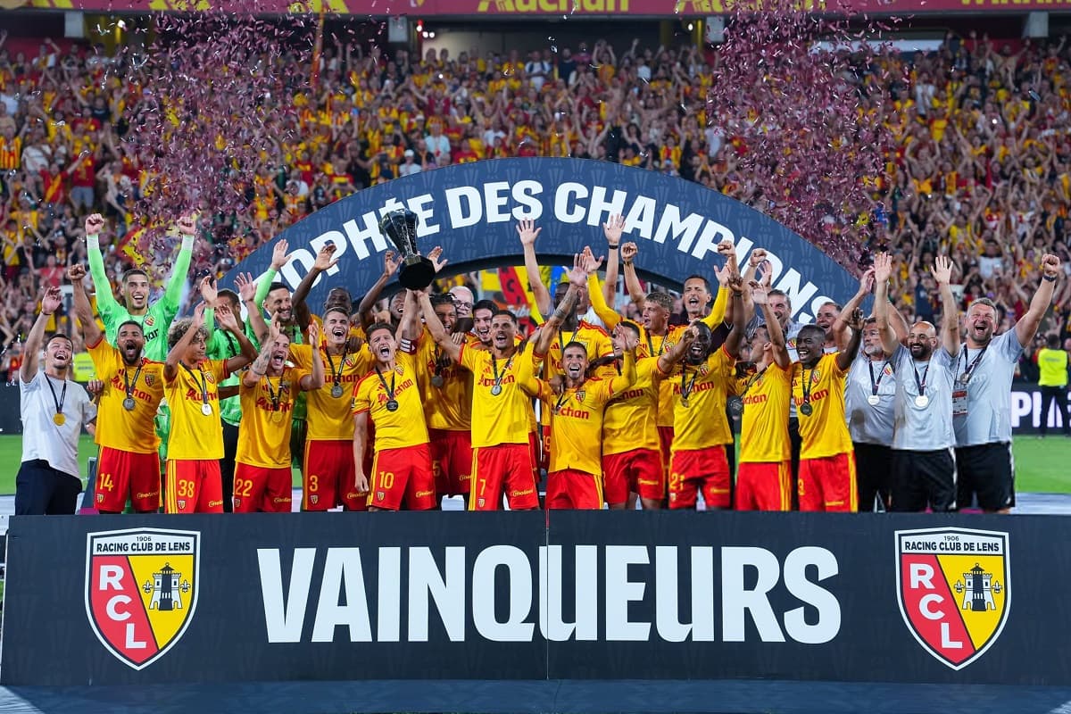 Lens beat PSG to win the French Super Cup for the first time in club history