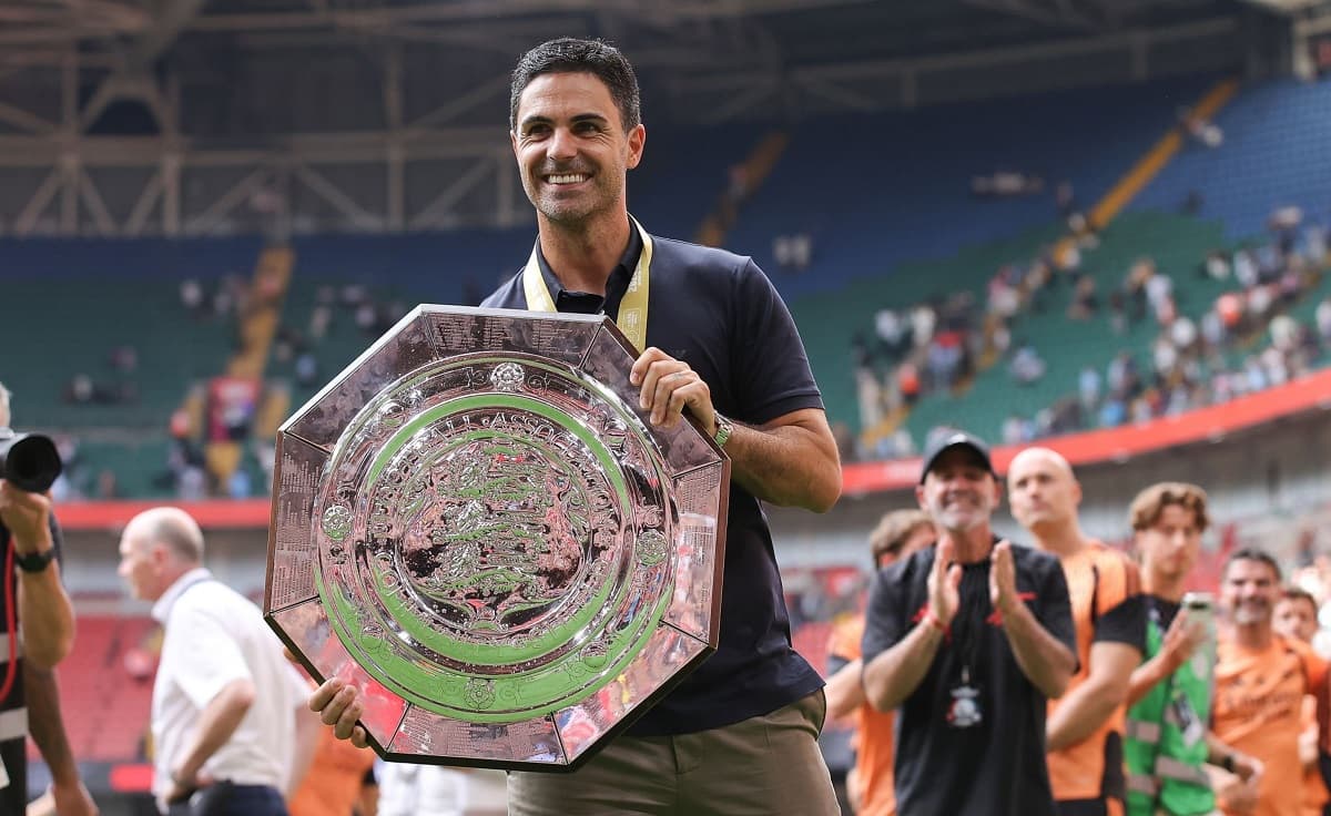 Arteta says Community Shield win sets Arsenal’s standard