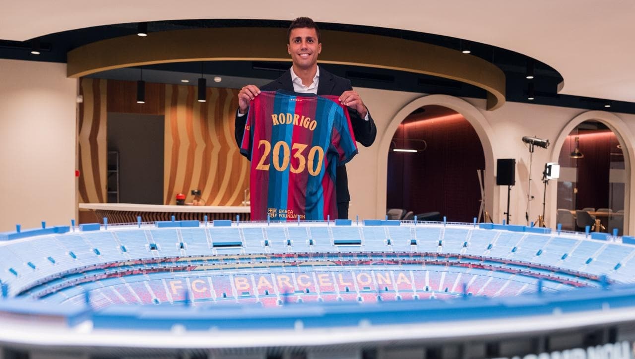 Rodri: “I’m here to compete for everything, especially the Champions League”