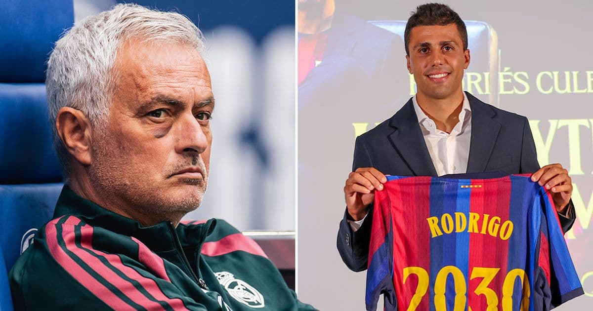 Mourinho hits back at Barcelona over Rodri signing