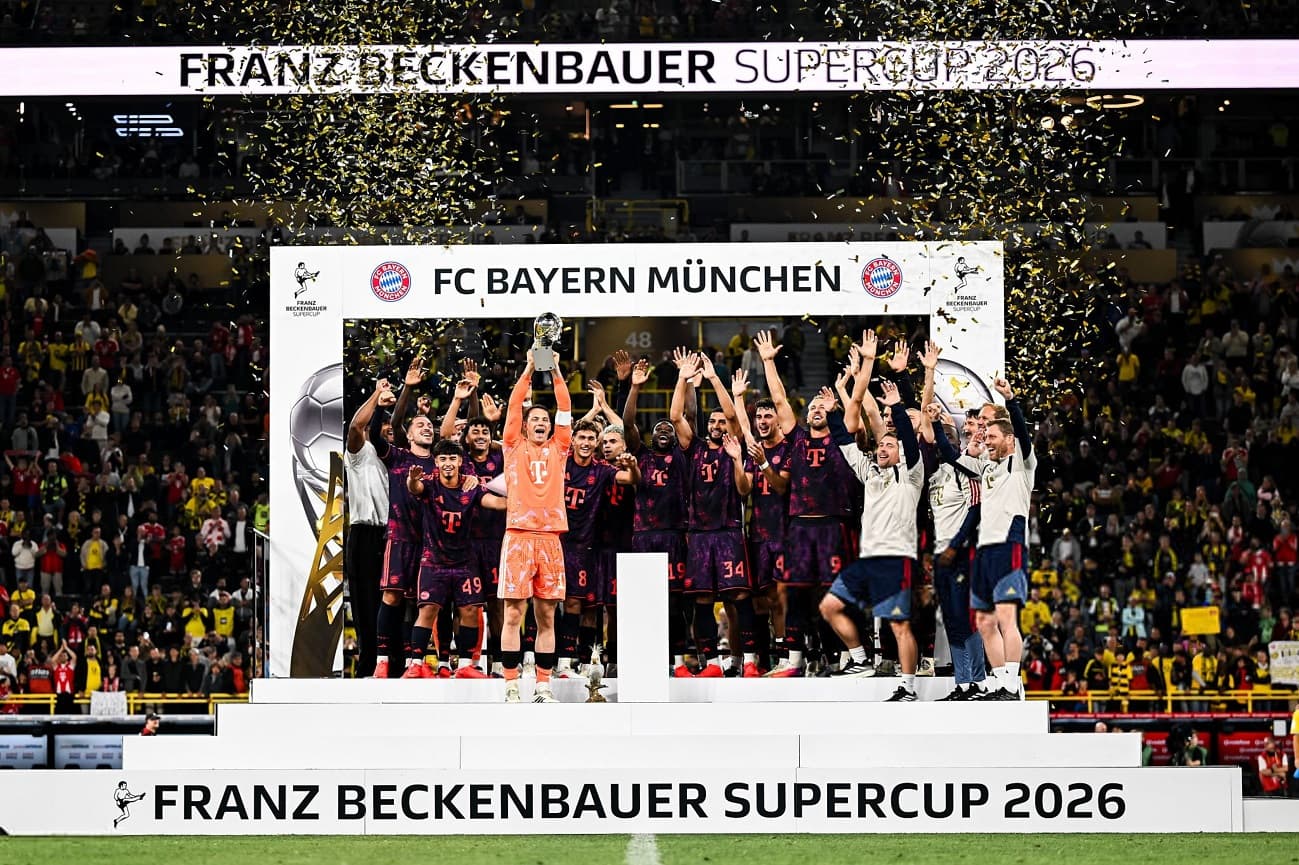 Bayern Munich claim another Super Cup triumph in Der Klassiker against Dortmund