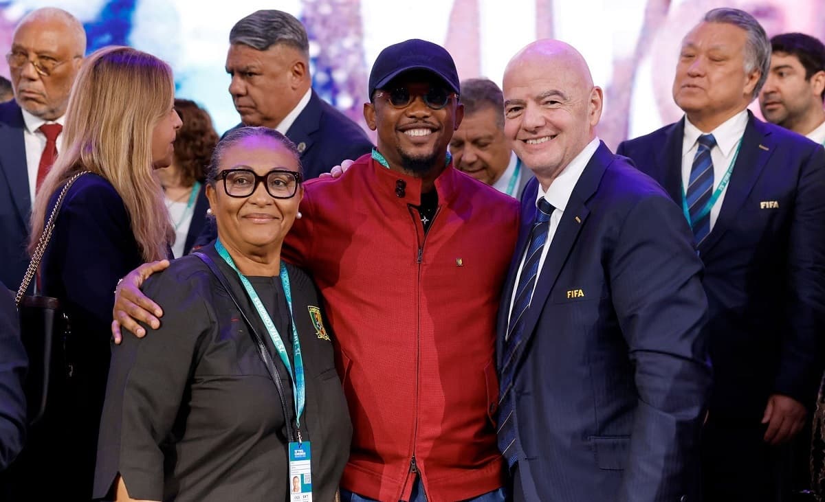 Eto'o defends Infantino amid FIFA election criticism