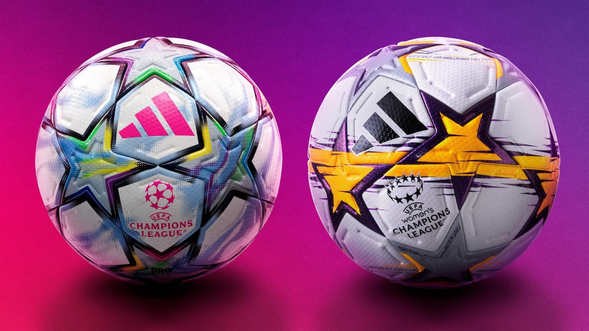 Adidas unveils official match balls for 2026/27 UEFA Champions League and Women’s Champions League