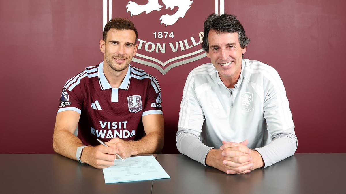 Aston Villa announce the signing of Leon Goretzka