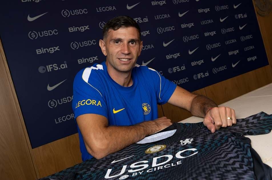 Chelsea sign Emiliano Martinez from Aston Villa on three-year deal
