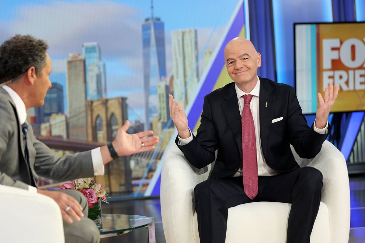 Fans unveil Times Square billboard calling for Gianni Infantino to resign