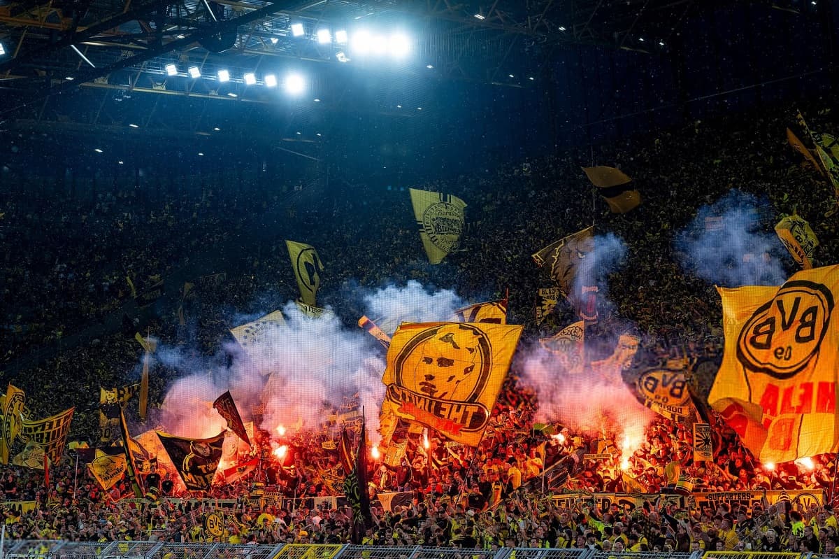 Dortmund leave section empty after just 39 Villarreal fans attend Champions League clash