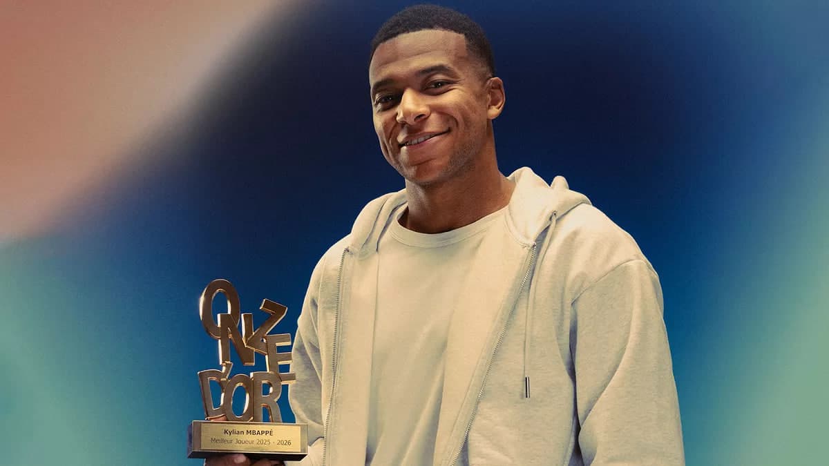 Kylian Mbappe shares his thoughts on success and criticism after winning the Onze d'Or award