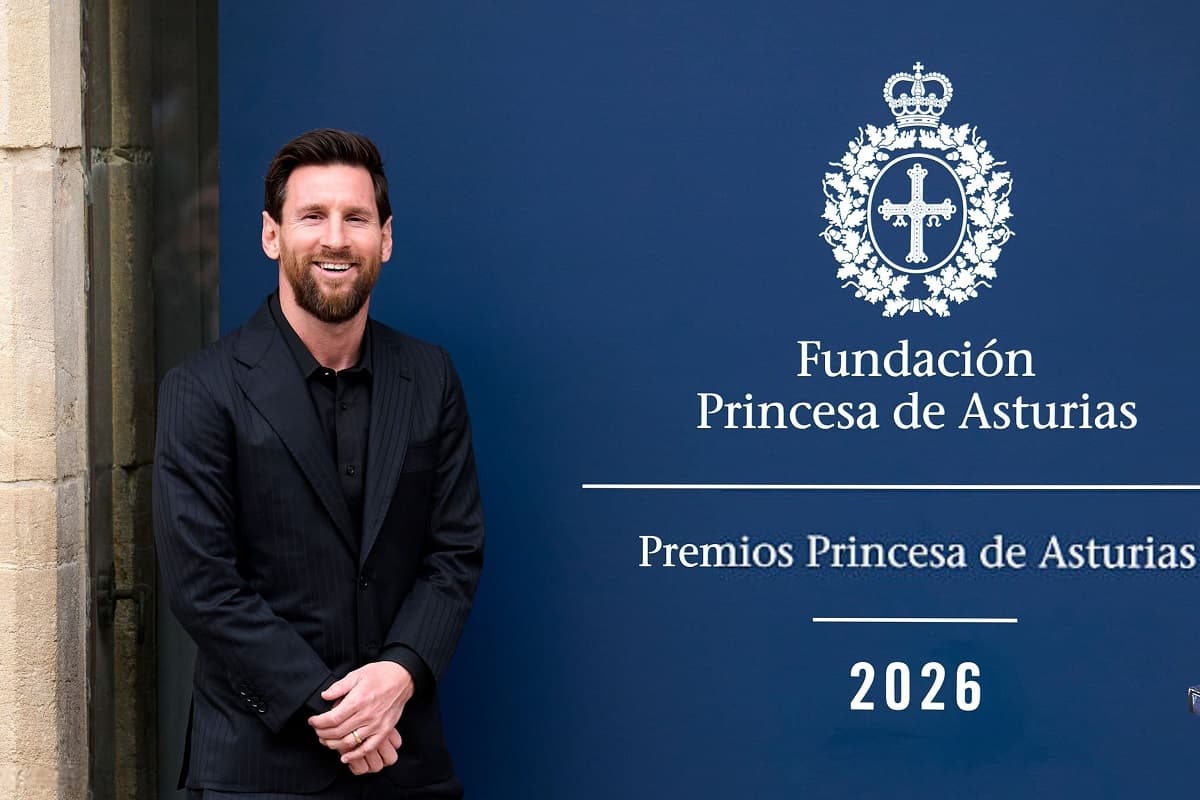 Leo Messi said his father was very excited about the Princess of Asturias Award for Sports